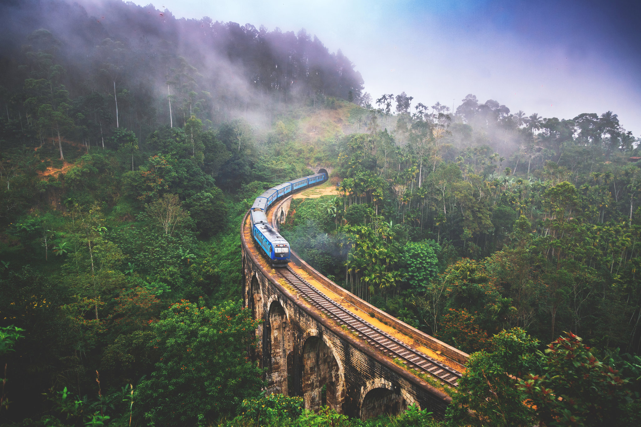 Nine Arch Bridge Ella Sri Lanka scenic train route